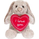 Brubaker jouet en peluche bunny avec coeur rouge et oreilles pendantes - i love you - 28 cm plush bunny ...