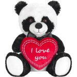 Brubaker ours en peluche panda avec coeur rouge - i love you - 25 cm - peluche panda - peluche ours en ...