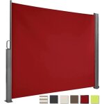 Brubaker store lat�ral r�tractable maui - con�u pour balcon & terrasse - aluminium - 300 x 180 cm - bordeaux ...