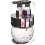 Brle - parfum - paris prix - pura - 3 flacons 10ml - vanille rose lavande - blanc