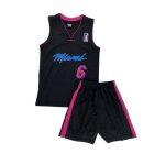 Ensemble basket junior - sport zone - miami - noir - 6 ans - d�bardeur & short