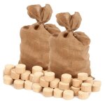 B�ches compress�es - floranica - 2 x 125 kg - 100% naturel - haute valeur calorifique - faible fum�e