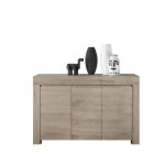 Buffet 3 portes collection zefir coloris ch�ne clair parfait pour votre salon