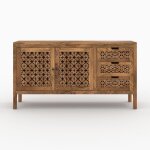 Buffet ajour en bois de manguier - jaya - rendez - vous dco