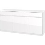 Buffet bahut enfilade moyen modle fabio 3 portes 3 tiroirs. meuble idal pour votre salon ou salle  ...