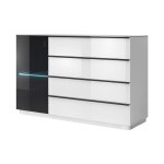 Buffet bahut enfilade tonga 4 tiroirs une porte. look ultra design. finition brillante. leds incluses ... Buffet bahut enfilade tonga 4 tiroirs une porte. look ultra design. finition brillante. leds incluses ...