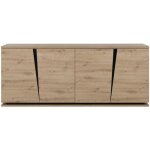 Buffet bas - gami - split - ch�ne artisan - 4 portes