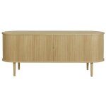 Miliboo - buffet vintage en bois clair chne 2 portes coulissantes l160 cm epic
