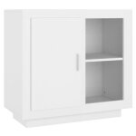 Buffet bas - zerone - zr004 - blanc - 80x40x75 cm - laqué - contemporain Buffet bas - zerone - zr004 - blanc - 80x40x75 cm - laqué - contemporain