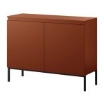 Buffet - bemmi - 2 portes 100 cm - rouge brique Buffet - bemmi - 2 portes 100 cm - rouge brique