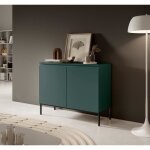 Buffet - bemmi - 2 portes 100 cm - vert foncé Buffet - bemmi - 2 portes 100 cm - vert foncé