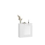 Buffet bodite ? 3 portes ? blanc laqu� ? design compact et moderne