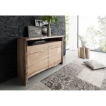 Buffet - bois massif dacacia laqu� (bois naturel) - design naturel - pure edge 103
