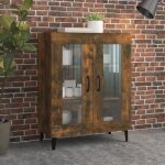Buffet chêne fumé 695x34x90 cm bois dingénierie Buffet chêne fumé 695x34x90 cm bois dingénierie