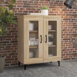 Buffet - ch�ne sonoma - 2 portes - bois ding�nierie - 90 cm de hauteur - style classique