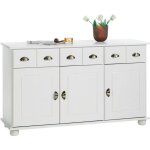 Buffet colmar commode bahut vaisselier meuble bas rangement avec 3 tiroirs et 3 portes en pin massif ... Buffet colmar commode bahut vaisselier meuble bas rangement avec 3 tiroirs et 3 portes en pin massif ...