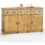 Buffet colmar commode bahut vaisselier meuble bas rangement avec 3 tiroirs et 3 portes en pin massif ... Buffet colmar commode bahut vaisselier meuble bas rangement avec 3 tiroirs et 3 portes en pin massif ...
