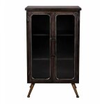 Buffet denza armoire de rangement dutchbone - lheritier du temps - vintage - 35x60x100cm - acier verni ...