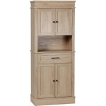 Homcom - buffet - bois - 74x39. 5x183cm - beige