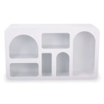 Buffet navalor l130cm design arches style troglodyte blanc