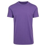 Build your brand t - shirt round neck homme violet (violet) 4