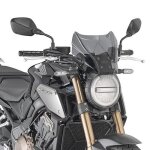 Bulle saute - vent fum� givi honda cb650r 19 / cb1000r 18 - noir / dor� - tu