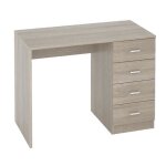 Bureau coloris chne - longueur 100 x profondeur 50 x hauteur 74 cm