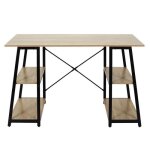 Bureau design architecte 120cm naturel & noir