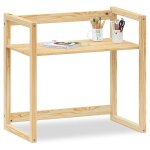 Bureau enfant suza r�glable en hauteur 80 x 76 x 48 cm en bois massif bureau chambre enfant 4 niveaux ...
