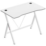 Bureau gaming huzaro hero 1. 4 blanc bureau ergonomique pc gaming informatique gamer bureau jeux 100x50x75cm ...
