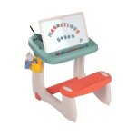 Bureau petit ecolier - smoby - 80 accessoires inclus - vert - 63 x 69 x 58 - ds 3 ans