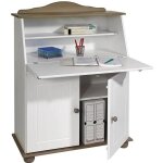 Bureau secr�taire david avec abattant rangement plusieurs �tag�res 2 portes plan de travail rabattable ...