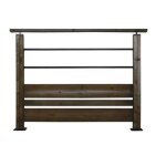 Burger kit garde - corps moka bois h96 x l120cm