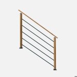 Burger kit garde - corps rampant moka bois h96 x l120cm