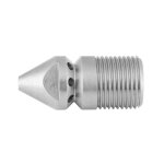 Buse de nettoyage dégout pour nettoyeur haute pression acier inoxydable ss304 buse de jet de drainage ... Buse de nettoyage dégout pour nettoyeur haute pression acier inoxydable ss304 buse de jet de drainage ...