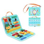 Busy board pour enfants jeux montessori 1 - 3 ans tableau dactivit sensorielle planche montessori motricit ...