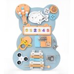 Busy board montessori bois planche activit� sensorielle tableau occup�e conception suspendue motricit� ...