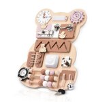 Busy board montessori bois planche activit� sensorielle tableau occup�e conception suspendue motricit� ...