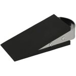 Butoir de porte - westcott - e - 19000 - caoutchouc antid�rapant - poign�e en acier inoxydable - 12 x ...