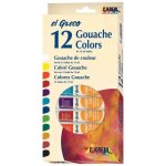 Kreul gouache el greco ? kit 12 tubes de 12 ml (blanc titane jaune citron rouge. . . )