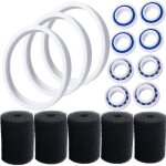 C10c - 10 pneu de rechange compatible avec polaris 180 280 360 380 robot nettoyeur piscine avec c60 roulements ...