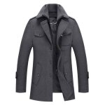 Caban homme - caban - cafe - col rabattu - multi - poches - gris Caban homme - caban - cafe - col rabattu - multi - poches - gris