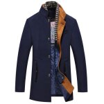Caban en laine business homme col montant mi - longue avec Écharpe amovible - bleu marine - homme - adulte ... Caban en laine business homme col montant mi - longue avec Écharpe amovible - bleu marine - homme - adulte ...
