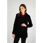Caban en velours de laine pour femme - armorlux - penfret - noir - 100% laine