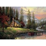 Cabane de for�t diamant peinture 5d bricolage strass peinture broderie point de croix kit diamant p�te ...