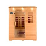 Home deluxe cabine infrarouge redsun l taille: 153 x 110 x 190 cm pour 3 personnes i sauna infrarouge ...