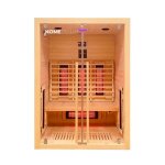 Cabine infrarouge home deluxe sonora m - taille: 135 x 105 x 190 cm pour 2 personnes i sauna infrarouge ...