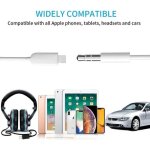 Cble adaptateur - apple - ipad mini 5 2019 - lightning vers jack 35mm - transfert audio stable - son ...