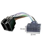 Cable adaptateur iso autoradio jvc kd - r461 kd - r462 kd - r472 kd - r501 kd - r502 kd - r511