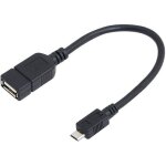 Cable adaptateur micro usb male vers usb host otg - adaptateur usb on - the - go - male femelle ineck� ...